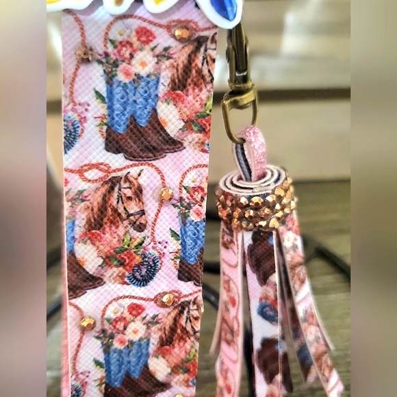 Boots and Cowboy Hat Key Fob Wristlet 🎉2/$30🎉 - Picture 4 of 5